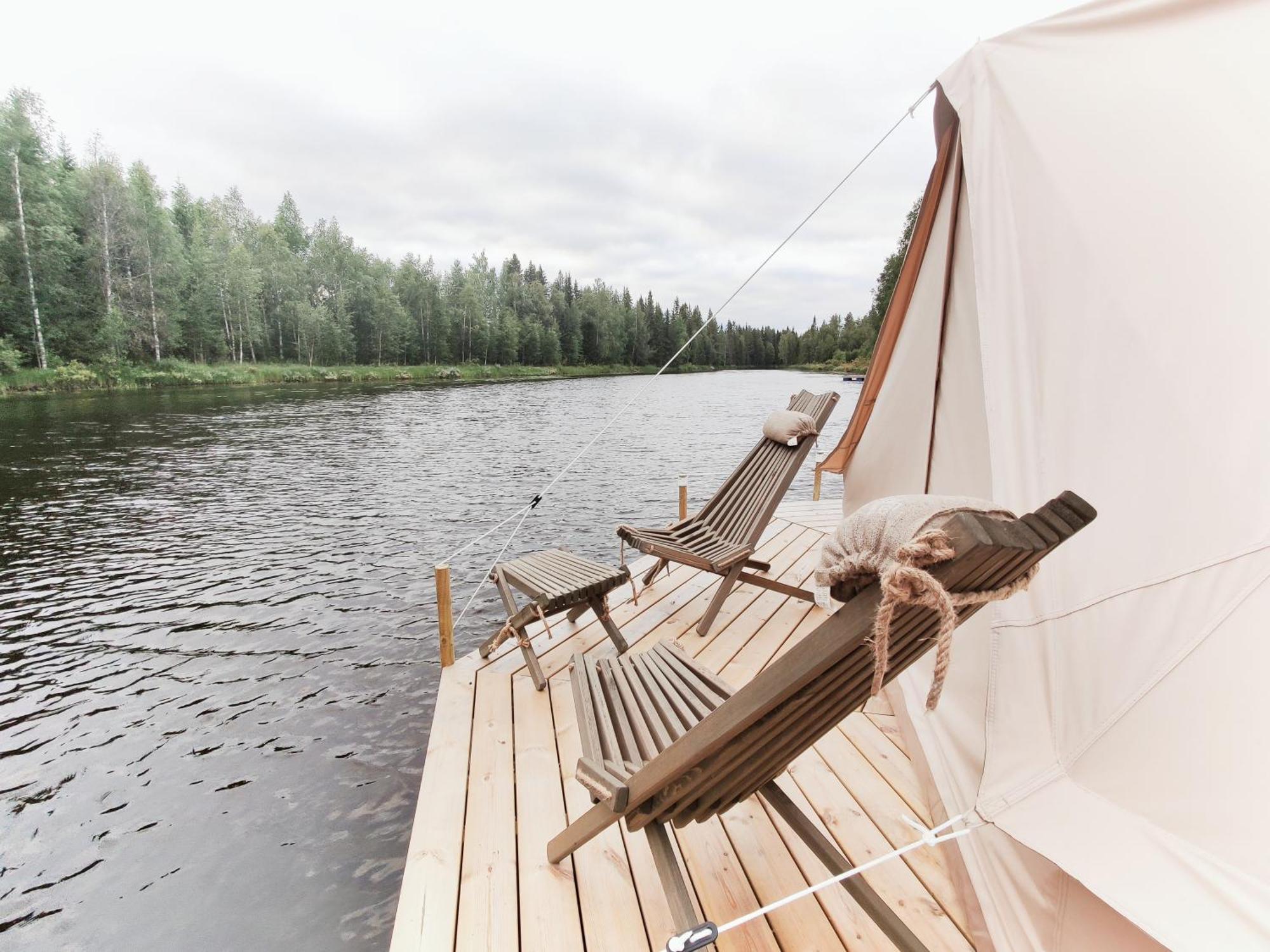 Langforsen Glamping & Lapland Experience Hotel Lapptrask ภายนอก รูปภาพ