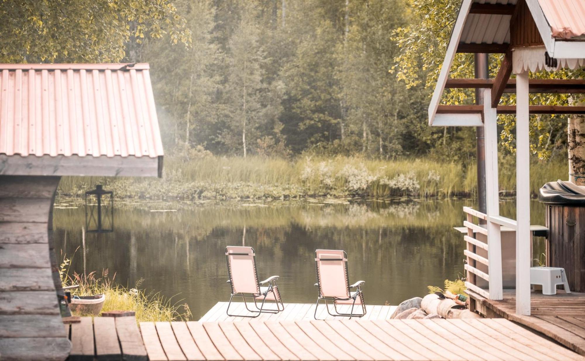 Langforsen Glamping & Lapland Experience Hotel Lapptrask ภายนอก รูปภาพ